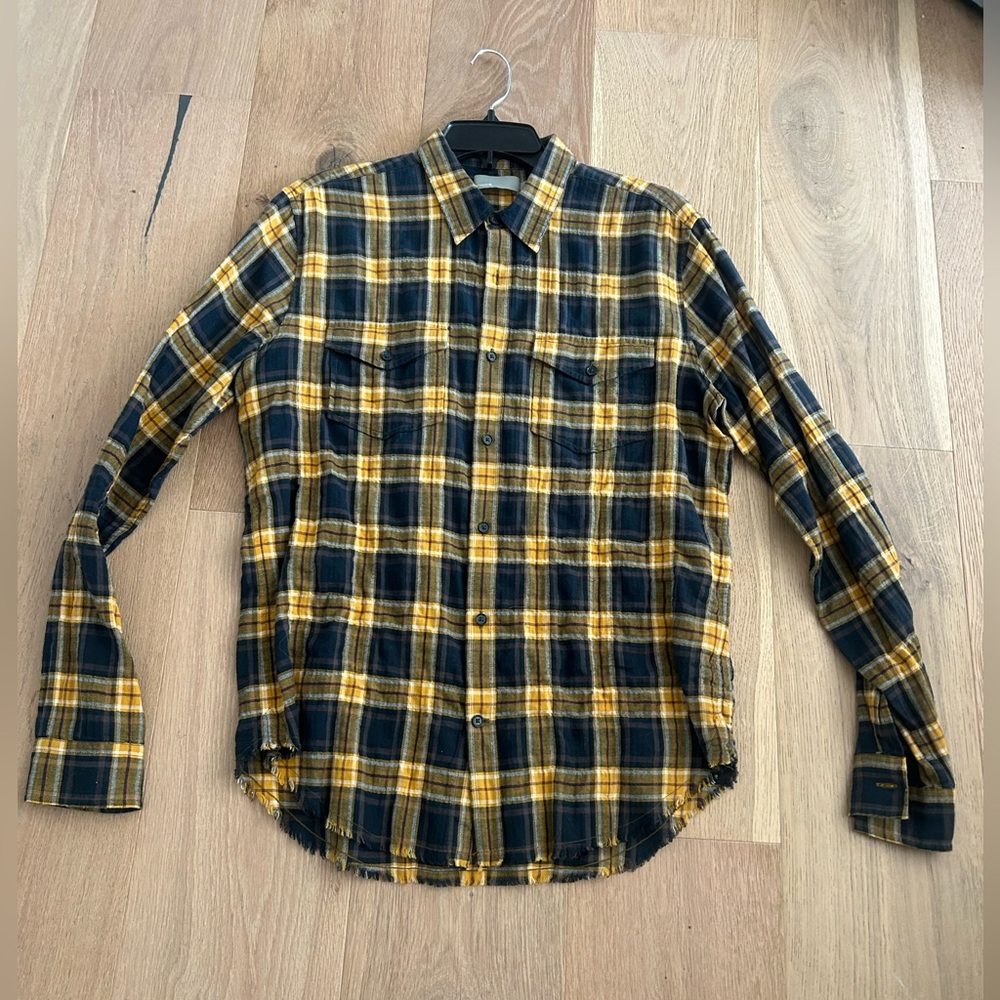 Vince Raw Hem LS Shirt